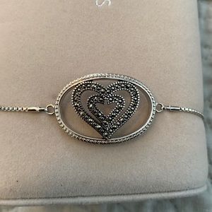 Swarovski Heart Bracelet